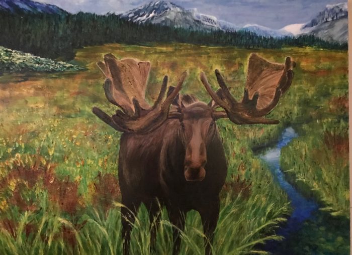 Standing Moose